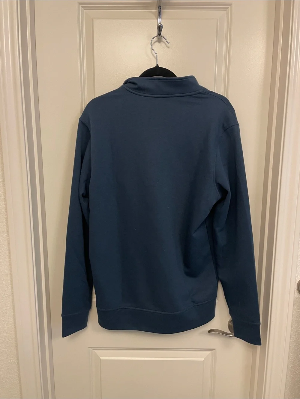 adidas Men's Blue Half-Zip Pullover Sweatshirt